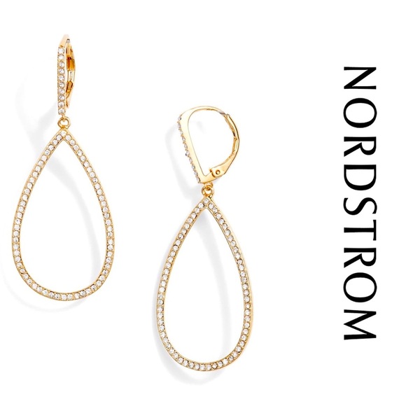 Nordstrom Jewelry - Pavé Teardrop Hoop Earrings
NORDSTROM